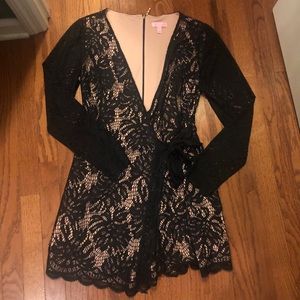 Lilly Pulitzer Black Lace Romper